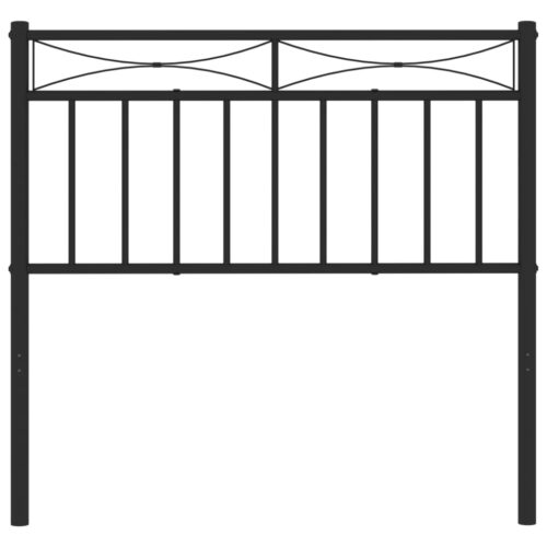 metal Headboard Black 90cm - Image 3
