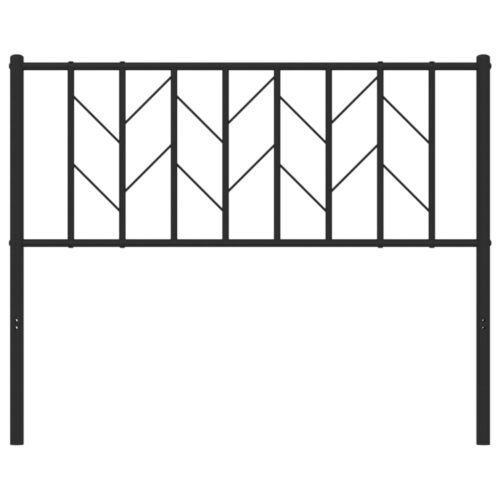 metal Headboard Black 107cm King Single - Image 4
