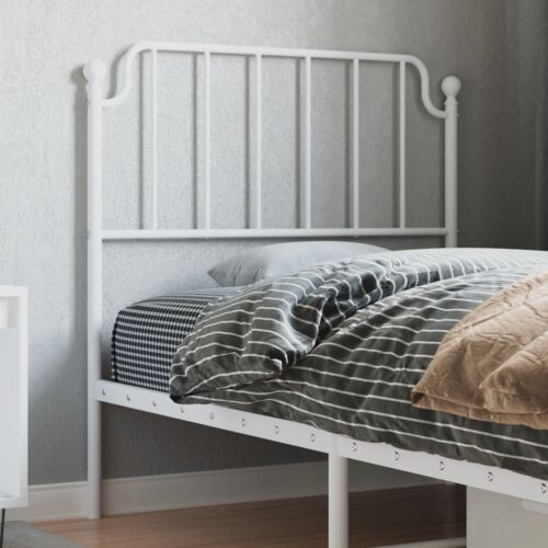 metal Headboard White 90cm - Image 2