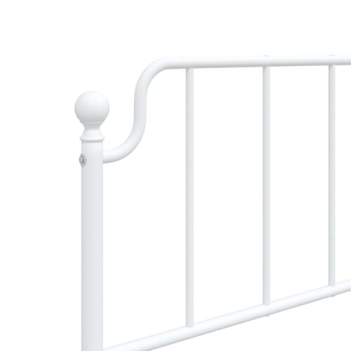 metal Headboard White 90cm - Image 5