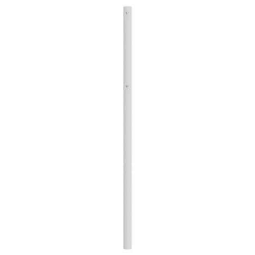 metal Headboard White 107cm King Single - Image 4