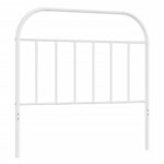 metal Headboard White 107cm King Single