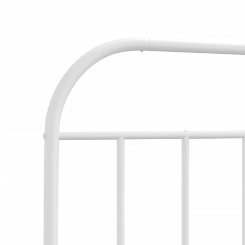 metal Headboard White 107cm King Single - Image 6