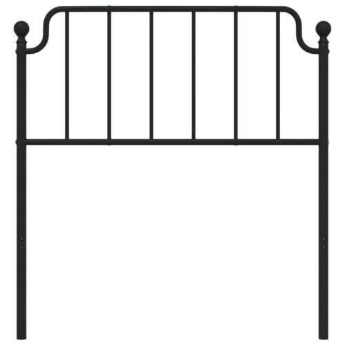 metal Headboard Black 90cm - Image 3