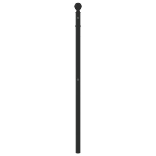 metal Headboard Black 107cm King Single - Image 4