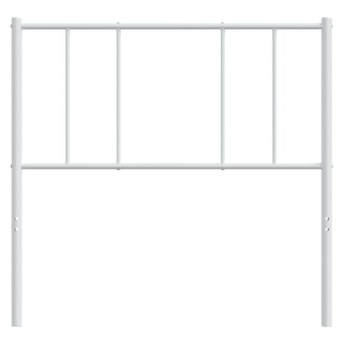 metal Headboard White 107cm - Image 4
