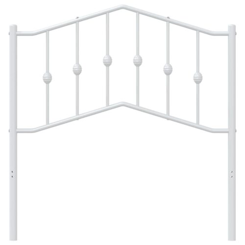metal Headboard White 90cm - Image 3