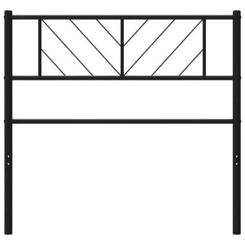 metal Headboard Black 107cm King Single - Image 3