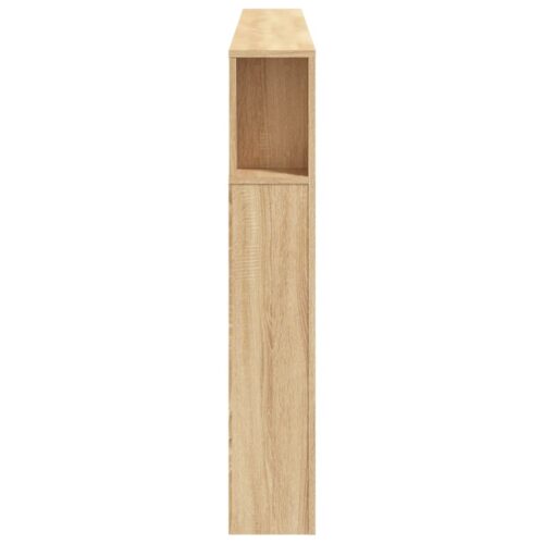 LED Headboard Sonoma Oak 200cm Engineered Wood - Image 4