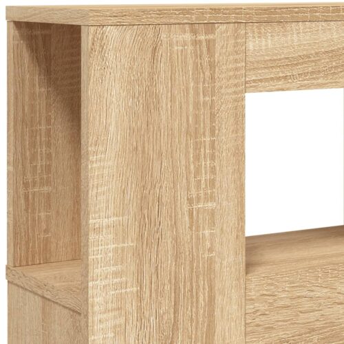 LED Headboard Sonoma Oak 200cm Engineered Wood - Image 7