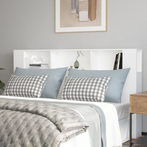 Headboard Cabinet White 180cm - Image 2
