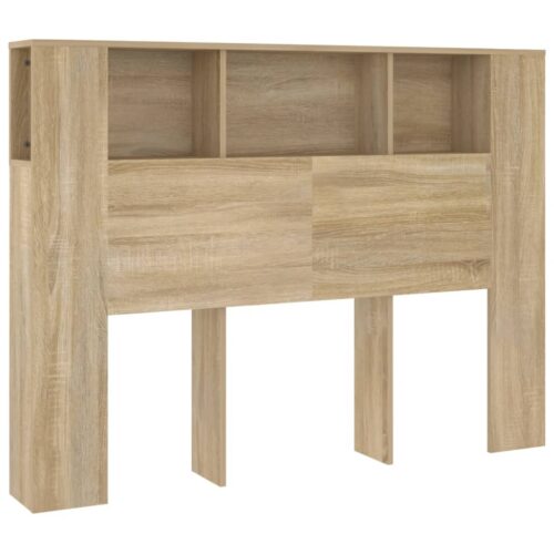 Headboard Cabinet Sonoma Oak 140cm