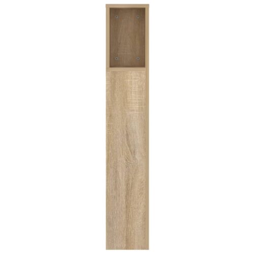 Headboard Cabinet Sonoma Oak 140cm - Image 4