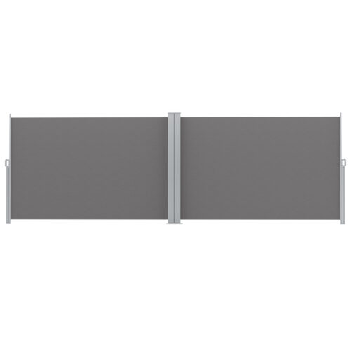 Instahut Side Awning Sun Shade Outdoor Retractable Privacy Screen 1.8X6M Grey - Image 3