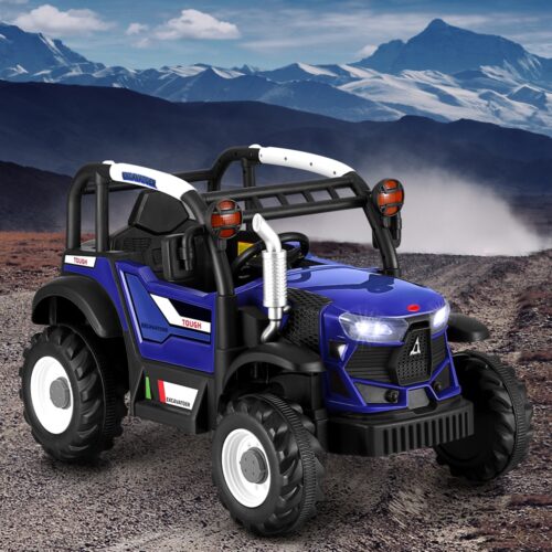 Rigo Kids Electric Ride On Car Off Road Jeep Remote 12V Blue - Image 7