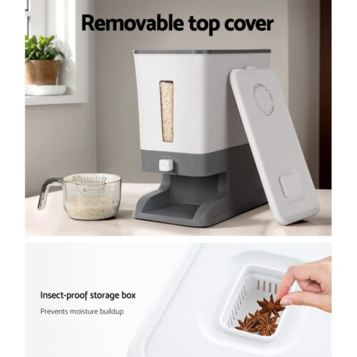5-Star Chef Cereal Dispenser Rice Container 12KG - Image 6