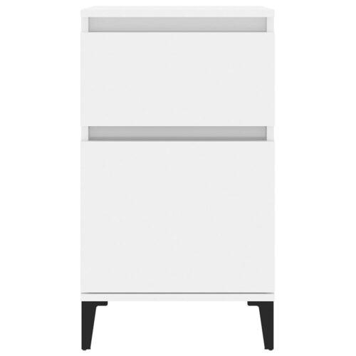 Bedside Cabinets 2pcs High Gloss White 40x35x70cm - Image 6