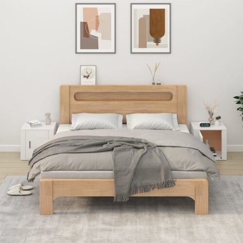 Bedside Cabinets 2pcs High Gloss White 50x39x47cm - Image 2