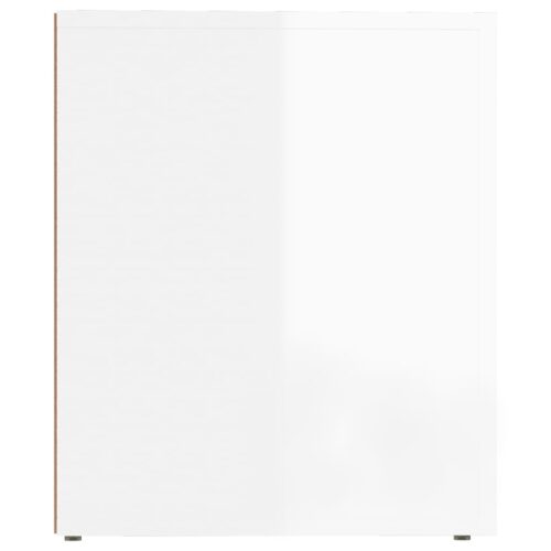 Bedside Cabinets 2pcs High Gloss White 50x39x47cm - Image 7