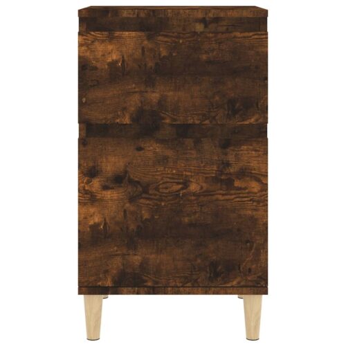 Bedside Cabinets 2pcs Smoked Oak 40x35x70cm - Image 6