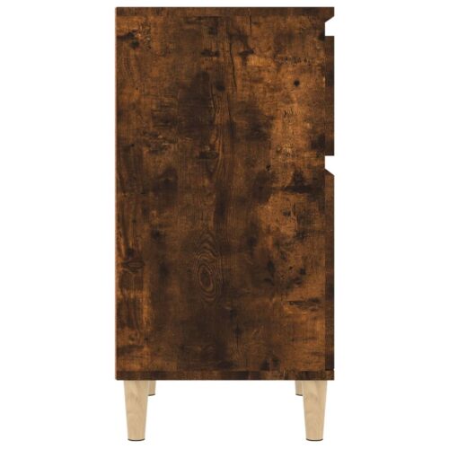 Bedside Cabinets 2pcs Smoked Oak 40x35x70cm - Image 7