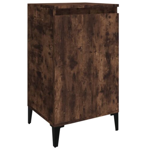 Bedside Cabinets 2pcs Smoked Oak 40x35x70cm Engineered Wood - Image 5