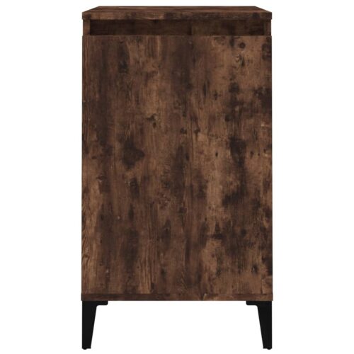 Bedside Cabinets 2pcs Smoked Oak 40x35x70cm Engineered Wood - Image 7