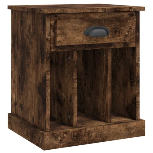 Bedside Cabinets 2pcs Smoked Oak 43x36x50cm - Image 6
