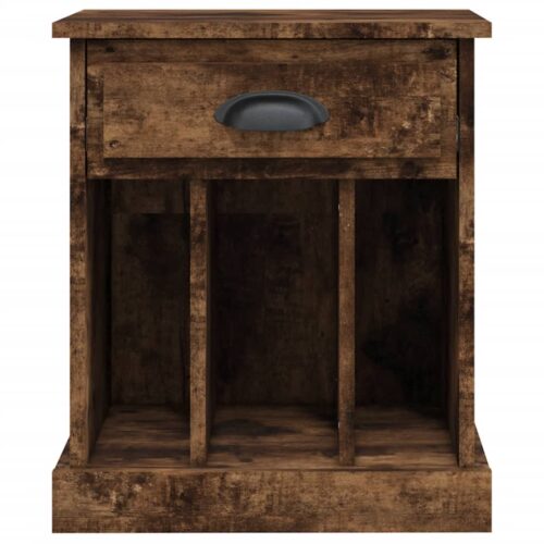 Bedside Cabinets 2pcs Smoked Oak 43x36x50cm - Image 8