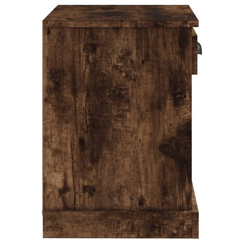 Bedside Cabinets 2pcs Smoked Oak 43x36x50cm - Image 9