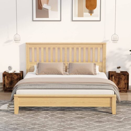 Bedside Cabinets 2pcs Smoked Oak 44x35x45cm Engineered Wood - Image 2