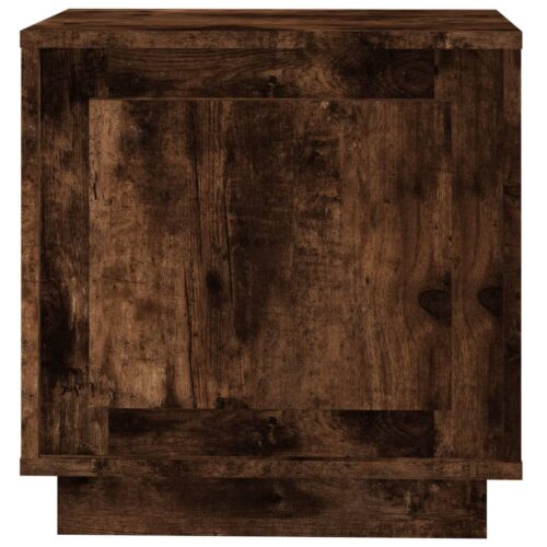 Bedside Cabinets 2pcs Smoked Oak 44x35x45cm Engineered Wood - Image 7