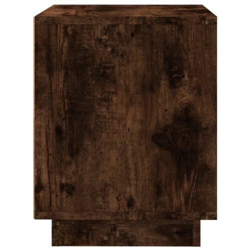 Bedside Cabinets 2pcs Smoked Oak 44x35x45cm Engineered Wood - Image 8