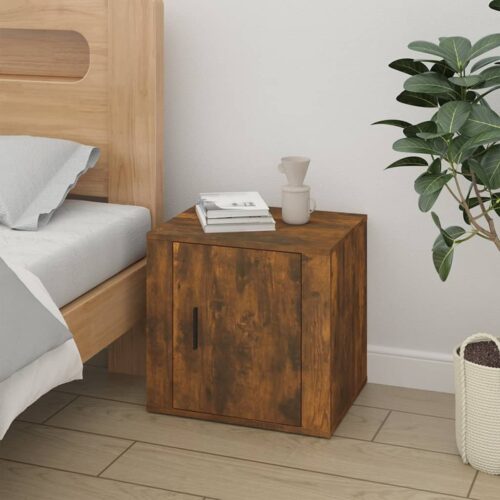 Bedside Cabinets 2pcs Smoked Oak 50x39x47cm - Image 3