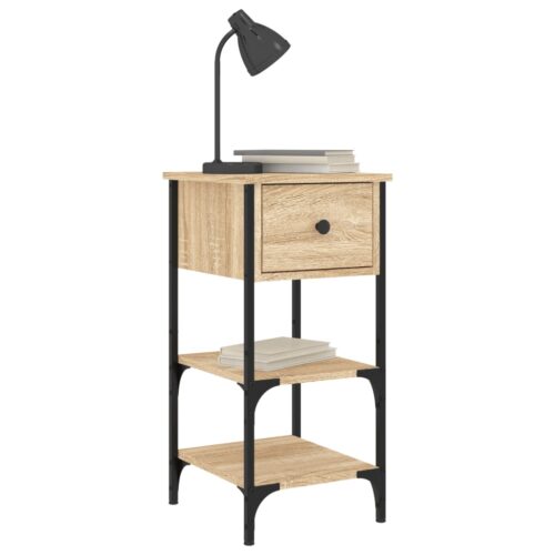 Bedside Cabinets 2pcs Sonoma Oak 34x36x70cm Engineered Wood - Image 4