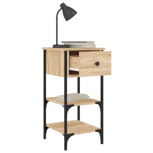 Bedside Cabinets 2pcs Sonoma Oak 34x36x70cm Engineered Wood - Image 5