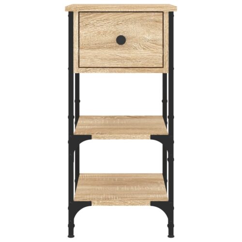 Bedside Cabinets 2pcs Sonoma Oak 34x36x70cm Engineered Wood - Image 7
