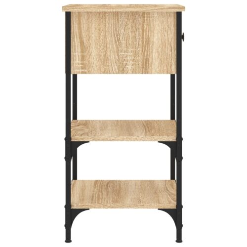 Bedside Cabinets 2pcs Sonoma Oak 34x36x70cm Engineered Wood - Image 8