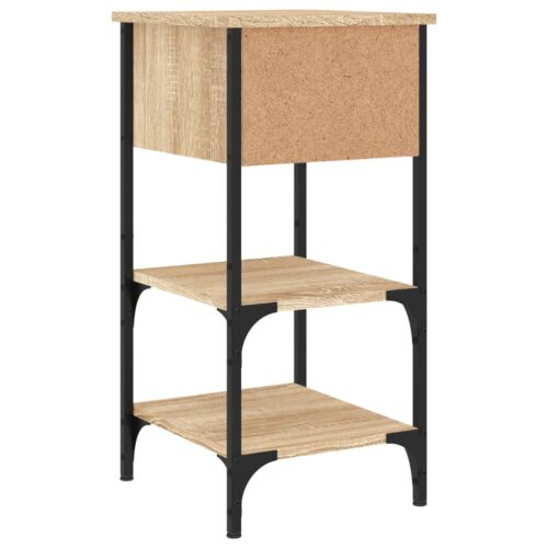 Bedside Cabinets 2pcs Sonoma Oak 34x36x70cm Engineered Wood - Image 9