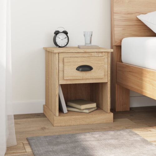 Bedside Cabinets 2pcs Sonoma Oak 39x39x47.5cm Engineered Wood - Image 2