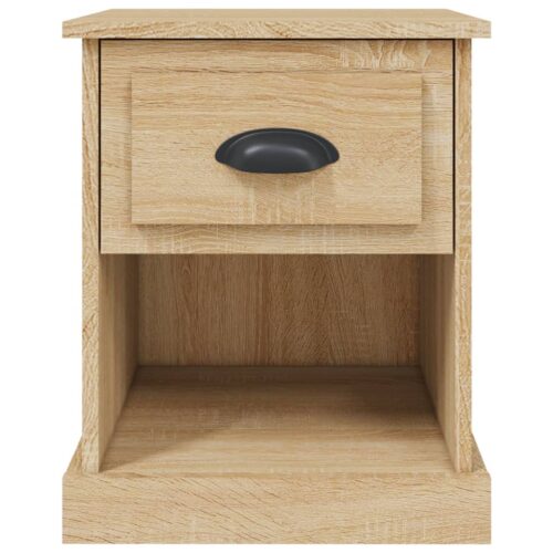 Bedside Cabinets 2pcs Sonoma Oak 39x39x47.5cm Engineered Wood - Image 8