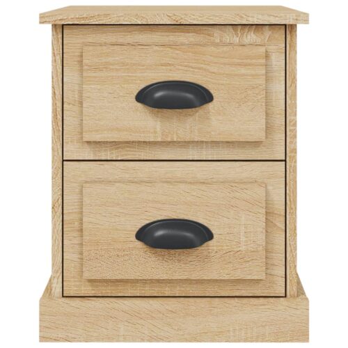 Bedside Cabinets 2pcs Sonoma Oak 39x39x47.5cm Engineered Wood - Image 8