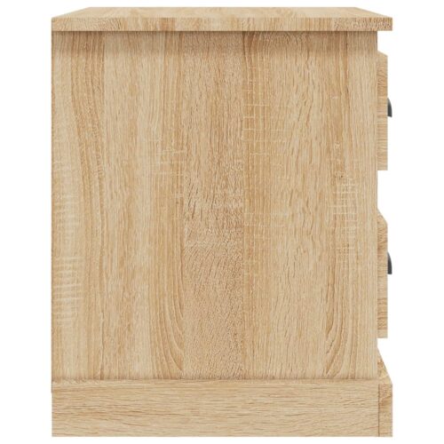 Bedside Cabinets 2pcs Sonoma Oak 39x39x47.5cm Engineered Wood - Image 9