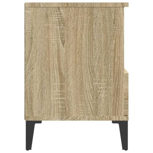Bedside Cabinets 2pcs Sonoma Oak 40x35x50cm - Image 9
