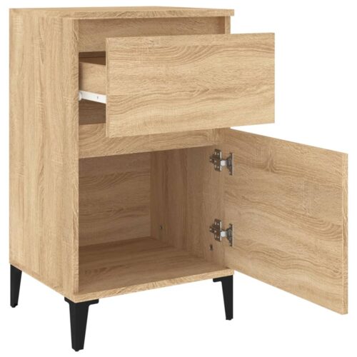 Bedside Cabinets 2pcs Sonoma Oak 40x35x70cm - Image 7
