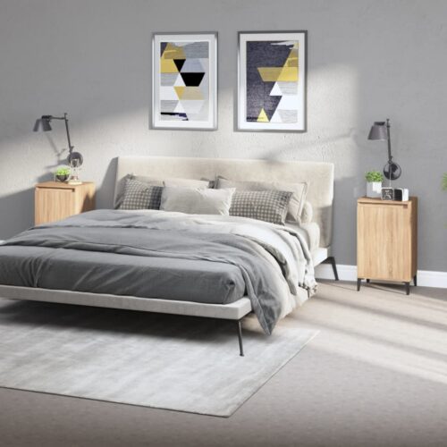Bedside Cabinets 2pcs Sonoma Oak 40x35x70cm Engineered Wood - Image 2