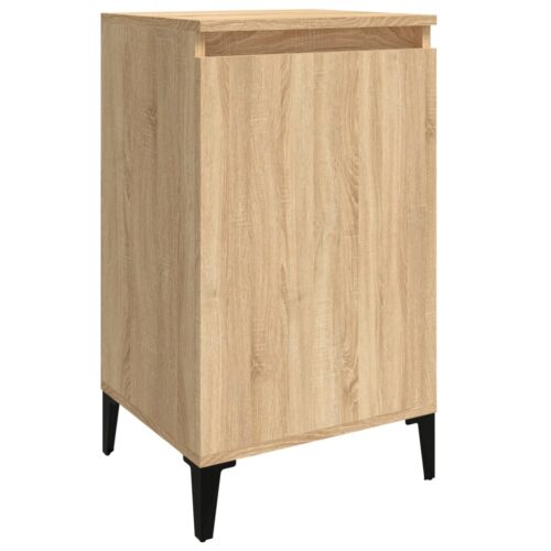 Bedside Cabinets 2pcs Sonoma Oak 40x35x70cm Engineered Wood - Image 5