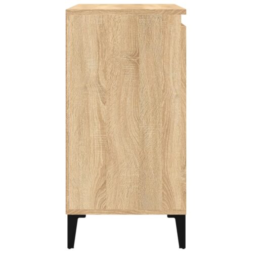 Bedside Cabinets 2pcs Sonoma Oak 40x35x70cm Engineered Wood - Image 8