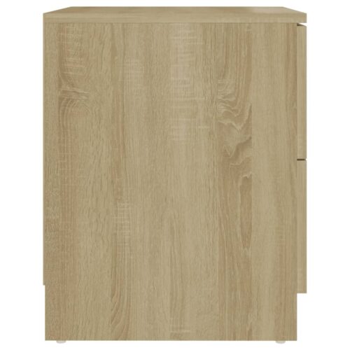 Bedside Cabinets 2pcs Sonoma Oak 40x40x50cm Engineered Wood - Image 5