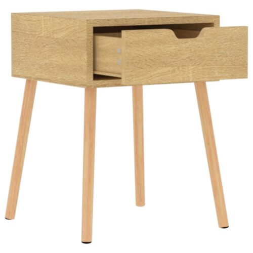 Bedside Cabinets 2pcs Sonoma Oak 40x40x56cm Engineered Wood - Image 6
